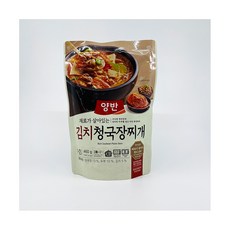 동원 양반 김치 청국장찌개, 460g, 3개, 상세 설명 참조