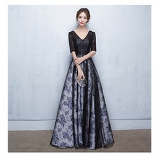 시경 고급스러운 우아한 시상식 행사 무대 드레스 PX19522
