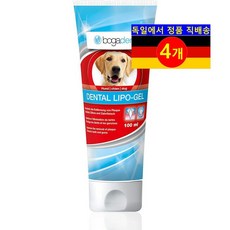 Bogadent 보가덴트 강아지용 치아 구강 위생 천연 젤 치약, 100ml, 4개