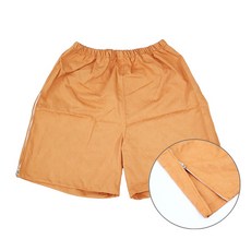 황토색 지퍼형환자복 하의 한의원 환자복 진찰복, M_A02209