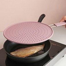 아름다운공간 푸코 실리콘 로즈골드 손잡이 프라이팬덮개(6style), 민트(28cm), 1개