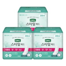 디펜드 스타일 패드 여성 초슬림 대용량 14매x3팩 성인기저귀 요실금팬티, 3팩, 14매