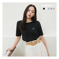 [바이브리짓] ○ Summer 로고 포인트 티블라우스 5종