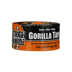 Gorilla 블랙 덕테이프 초강력 테이프 와이드 71mm x 22.8m, 1개