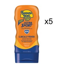 바나나보트 선크림 SPF100 (울트라 스포츠 선스크린 118ml) Banana Boat 5팩, 5개, 118ml