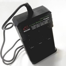 18650 배터리 충전지 충전 3구 홀더 26650 2구 호환 충전기 USB 충전기, 1개