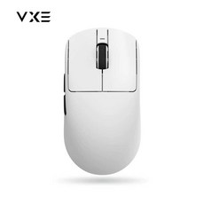 VXE R1 잠자리 VGN 무선 초경량 마우스 게이밍 PAW3395, 3. 흰색-Dragonfly-R1