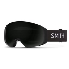 Smith Optics 4D MAG S 여성용 스노우 겨울 고글 - 화이트 베이퍼 크로마팝 에브리데이 로즈 골드 미러, 블랙 크로마팝 선 블랙 