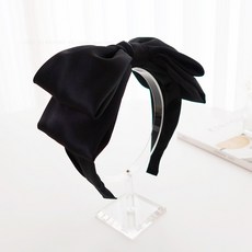 왕리본 머리띠 더블 빅리본 헤어밴드 넓은머리띠