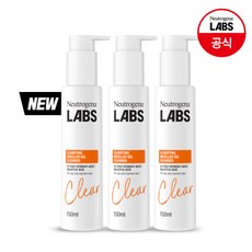[뉴트로지나] 랩스 클래리파잉 젤 클렌저 150ml x3, 상세 설명 참조