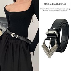 고급 여성용 벨트 다용도 핀 버클 심플 트렌드