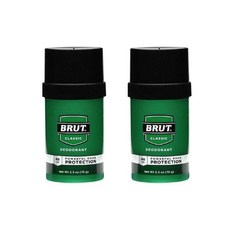 Brut Deodorant 2.25 Ounce Round Solid Classic (66ml) (2 Brut Deodorant 2.25 온스 라운드 솔리드 클래식(66ml)(2팩, 63g, 1개