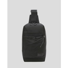 24SS 블랙 단색 나일론 슬링백 HJBA4EE60BK