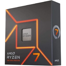 AMD 라이젠 7 7700X 8코어 16스레드 잠금 해제 데스크탑 프로세서, CPU 전용