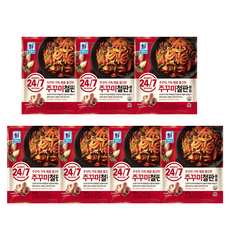 사조대림 쭈꾸미 철판 볶음 350g x7개 밑반찬 캠핑요리, 7개