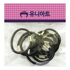 키즈초이스협력사 키즈초이스 도매유니아트 1000 검정 머리끈 (P0000GNO)공작 만들기 공예 미술놀이 유아미술