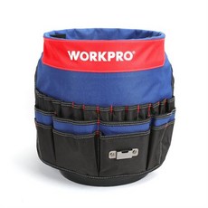 공구집 공구파우치 롤업 51 개의 포켓이 있는 WORKPRO 도구 가방 3.5-5 갤런 버, 1개