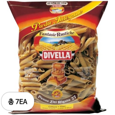 디벨라 통밀 펜네 파스타, 500g, 7개