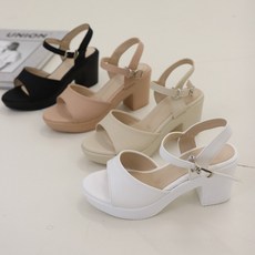 가보시통굽샌들 [오늘출발 국산수제] 메리제인 스트랩 가보시 통굽 샌들 7.5cm