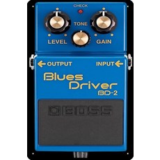 Boss Blues Driver BD2 Overdrive Bluesbreaker Guitar Pedal Dirty Poster Metal Tin Sign 12 X 8 Inch