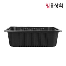 [ILYONG] 실링용기 JH 23197 2000ml 100개 검정, 1개