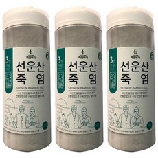 죽염부자 3번 구워만든 선운산죽염, 200g, 3개