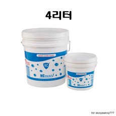 엔씨 수성 탄성코트(백색) 4L 고신축성을 갖도록 제조된 수용성 도료, 상세페이지 참조
