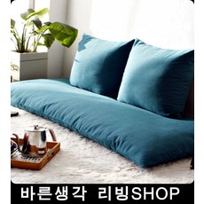 땀 맣은분 쓰기좋은 빅방석커버 꽃무늬식탁보 감각적, 톤다운블루(커버), 단일색상