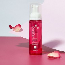 안달로우 내추럴스 천송이 로즈 클렌징폼, 1개, 163ml, 163g