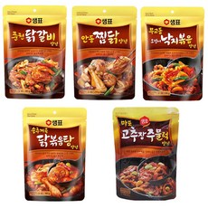 샘표 양념소스 안동찜닭.춘천닭갈비.고추장주물럭. 1개, 춘천닭갈비