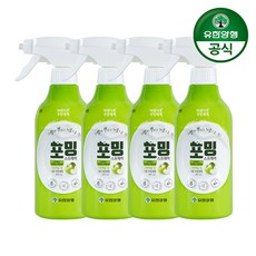 유한양행 아름다운 주방세제 포밍스프레이 용기 485ml 4개