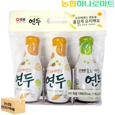 [농협하나로마트] 샘표 연두 500ML*3입, 1.5L, 4개