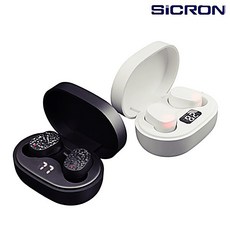 쇼프 이어셋 블루투스 이어폰 SICRON 듀얼 무선 SM-100BT UW78C610