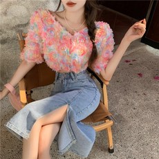 꽃잎입체스커트