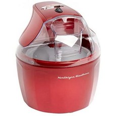 [아마존베스트]Nostalgia Ice Cream Maker Stainless Steel 1.5 Quart Ice Cream Makers Red, One Color_One Size, 상세 설명 참조0