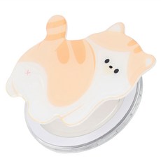 구스페리 맥세이프 동물 아크릴 스마트톡, 01 브라운냥이, 1개