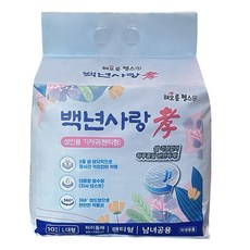 해오름 성인용 기저귀 10매 요실금 팬티 패드 남성 여성 언더웨어, 1개, 10개입, 대형