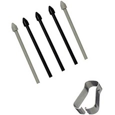 삼성 갤럭시탭 S6라이트 S펜 펜촉 5개 P04 비정품 Ubrokeifixit Compatible Touch Stylus S Pen Replaceme, Tab S6 Lite Tips-Black_One Si, Tab S6 Lite Tips-Black