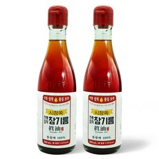 시장쏙 전통압착 참기름, 300ml, 2개