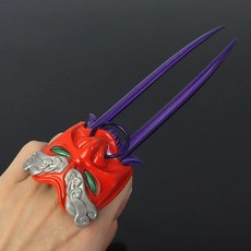 코스프레칼 발로란트 조로검 무기 오니마루 쿠니츠나 오니 EP 6 스킨 근접 모델 22cm 게임 금속 강철 사무라이 검 남아용 장난감 선물, 2.16cm Oni Claw