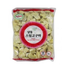 [아이스박스 포함] 팜피아 냉동 스팀 고구마 5kg 다이어트용 100% 맛탕 유탕 토핑 큐브 일반형, 1개