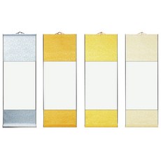 모지랑이글씨 4색 족자 보급형 32cmX72cm 4개묶음