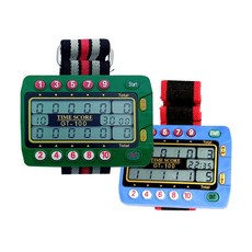 [기타] 한결 게이트볼 경기용 전자득점기 GT-100 손목시계형, 종류:득점기 GT-100 (그린), 상세 설명 참조