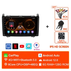 차량 멀티미디어 플레이어 라디오 din 자동차 JIUYIN B200 W245 카플레이 벤츠 2 오토 W639 TSL18 비토 W169 6G No 호환 128G 안드로이드 메르세데스