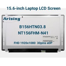 노트북 액정 교체 LCD 화면 NT156FHM-N41 N31 N156HGE-EAB HB156FH1-301 401 B156HTN03.8 6 디스플레이 패널 FHD1920 x 1080 30 핀 15.6 인치, 2.15.6-inch - Grade A Glossy