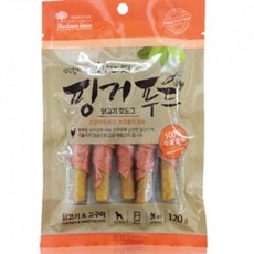 강아지 닭고기핫도그 핑거푸드 영양간식 강아지생일상 애견간식, 1개, 상세페이지참조