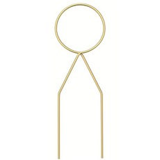 다리미 식물 지지대 말뚝 화분 장식 녹슬지 않는 화분 브래킷 정원 용품, 03 Style B, 1개
