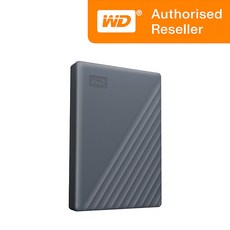 웨스턴디지탈 공식판매점 WD New My Passport USB-C 5TB 외장하드 그레이
