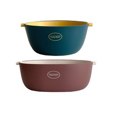 트레이드미물빠짐과일세척바구니6p믹스컬러