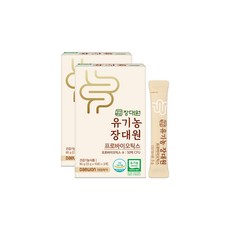 유기농 장대원 프로바이오틱스 유산균(2박스/2개월분), 90g, 2개